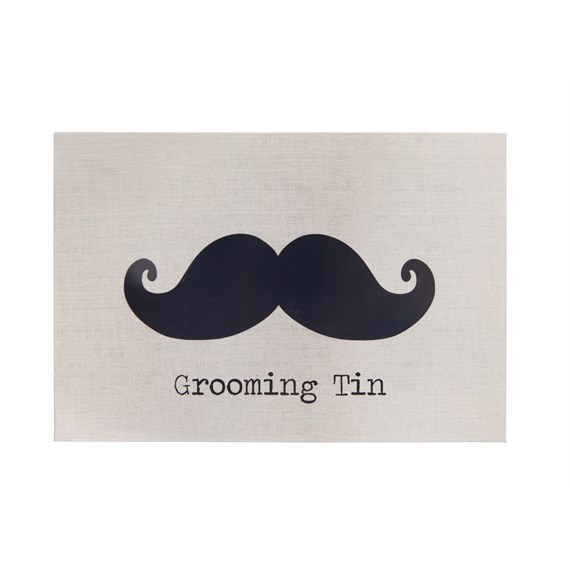 Moustache Grooming Tin